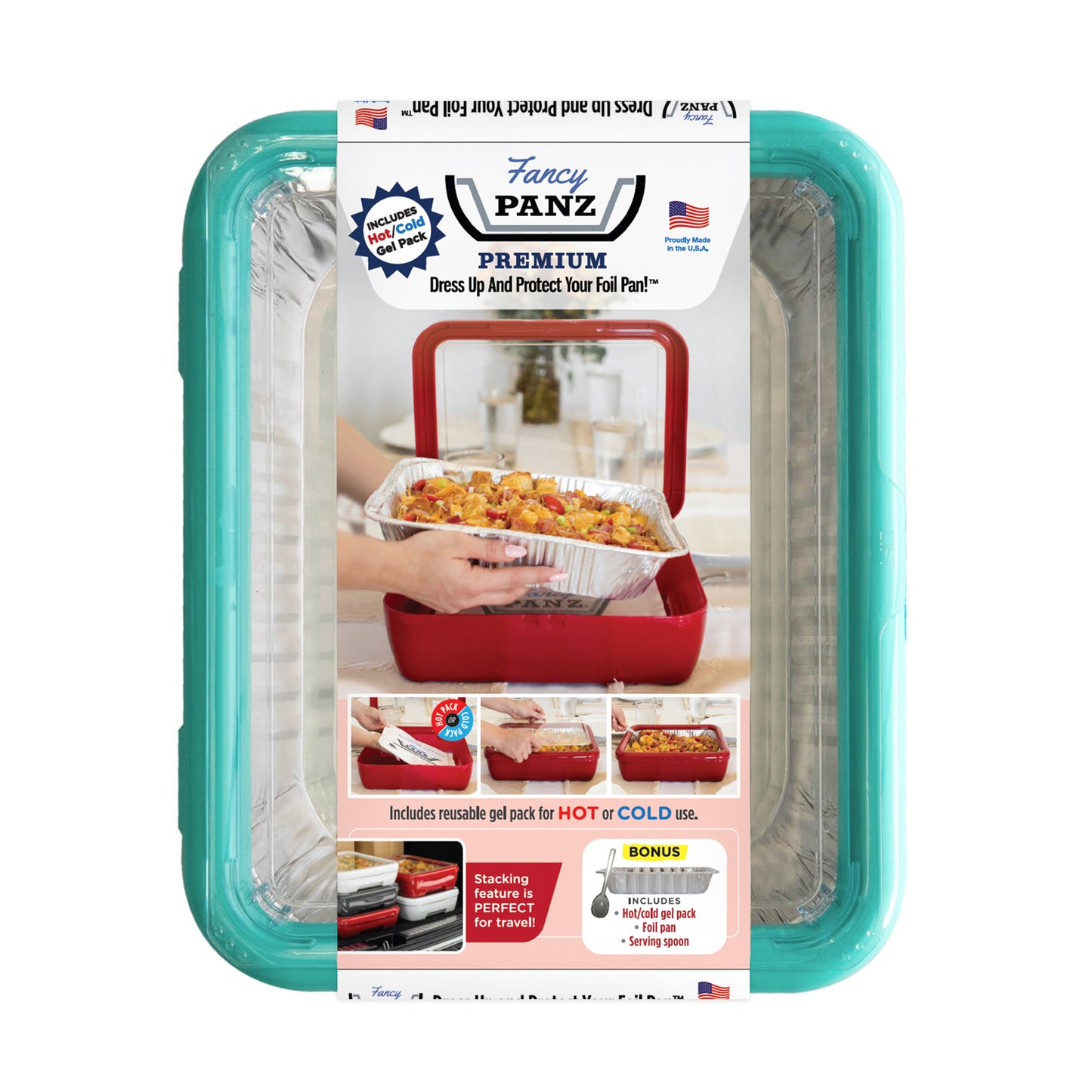 Fancy Panz® Premium - Aqua, Includes Hot/Cold Gel Pack