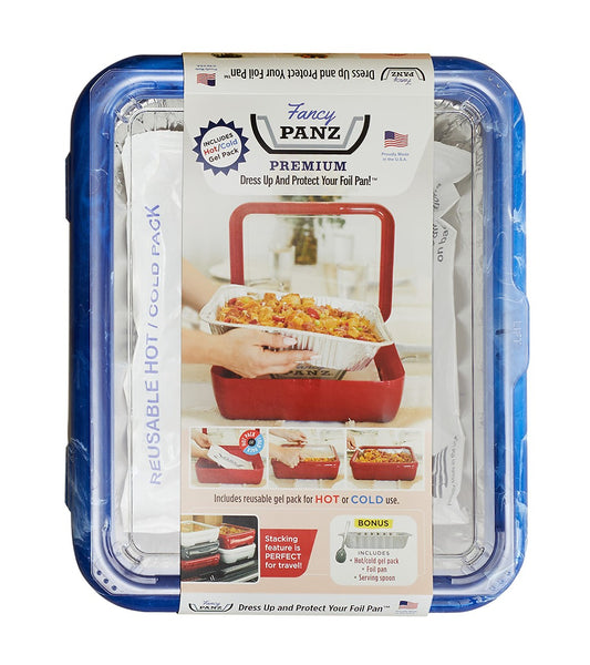 Fancy Panz® Premium - Blue Marble, Includes Hot/Cold Gel Pack